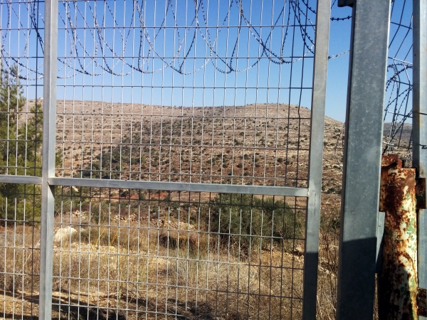 Agricultural checkpoint in the settlement Beit Horon.jpg