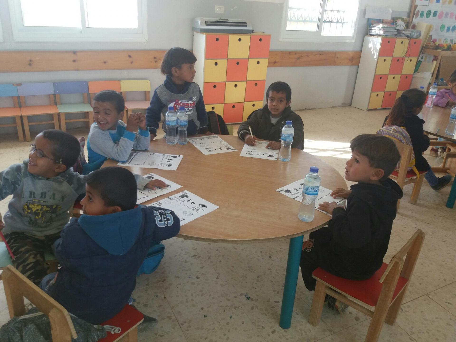 A visit to Huda's kindergarten in Hashem el Daraj