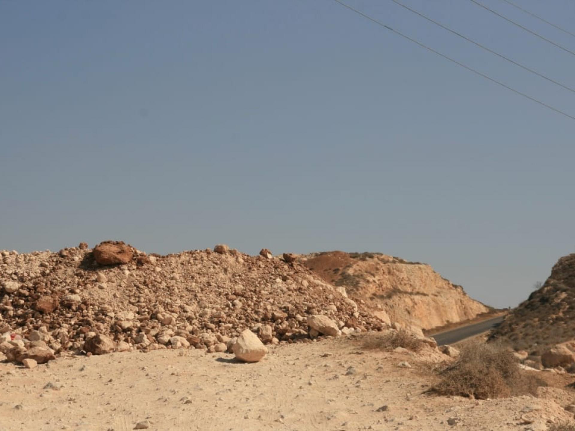 ואדי ראדים - הדרך לאבו סאפי עדיין חסומה