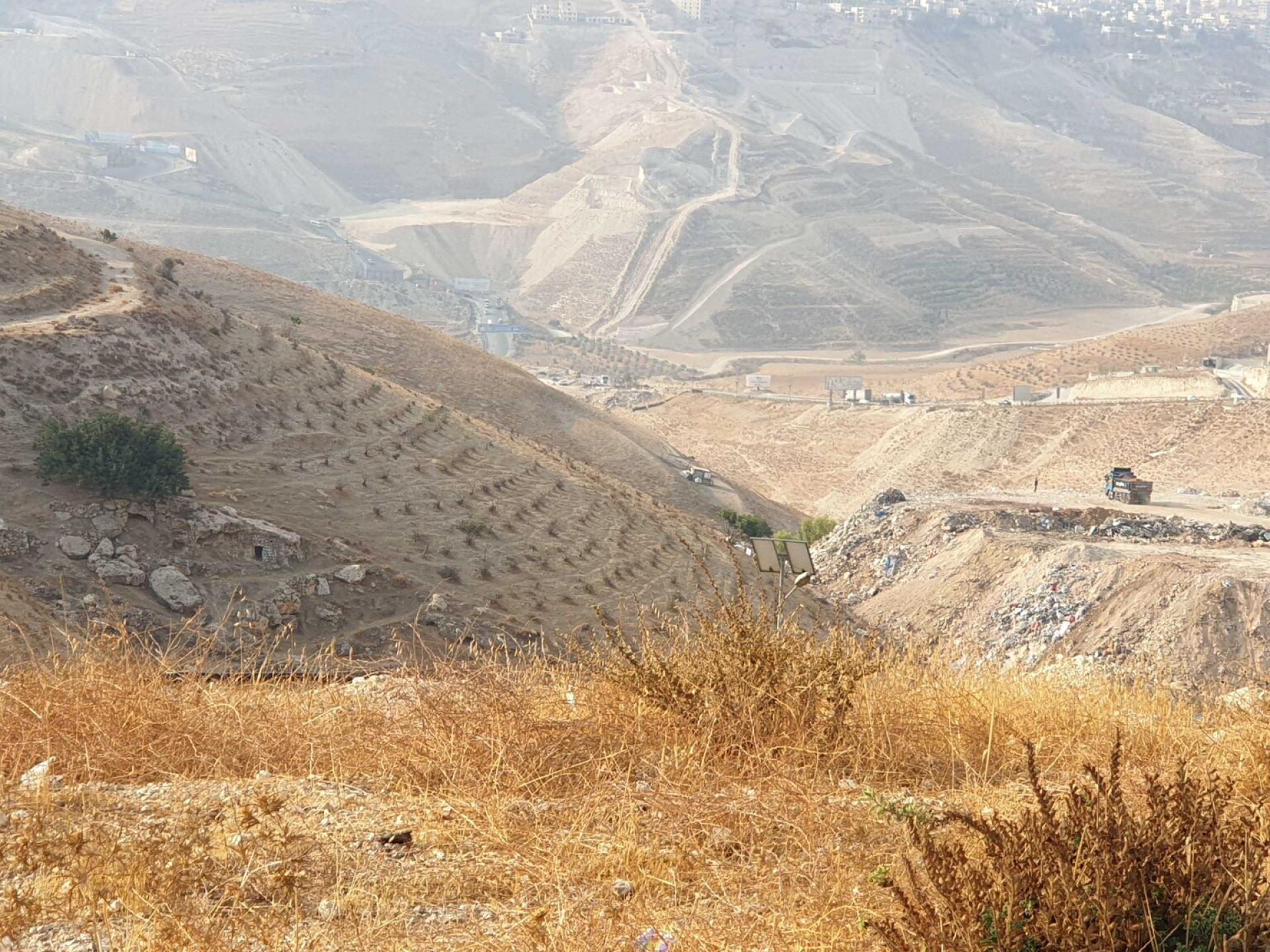 ואדי נאר - הכביש היחיד לפלסטינים בין ראמאללה לבית לחם