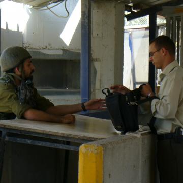 Beit Iba checkpoint 26.07.07