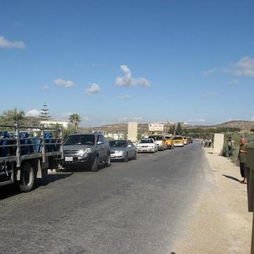 Deir Sharaf/Haviot checkpoint 22.10.09
