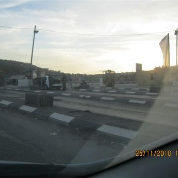 Za'tara/Tapuach checkpoint 25.11.10