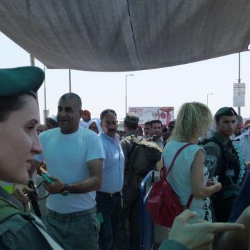 Qalandiya checkpoint 27.07.12
