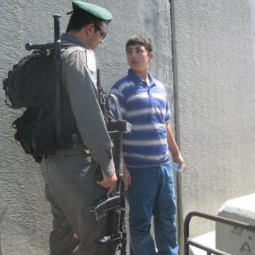 Qalandiya checkpoint 27.07.12
