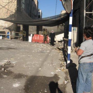 Tarpat checkpoint, Hebron 11.09.12