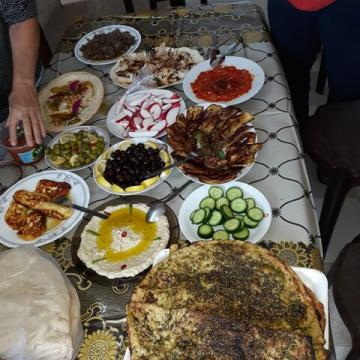 ארוחת בוקר פלסטינית