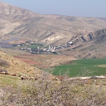 הכפר עין שיבלי, בקעת הירדן