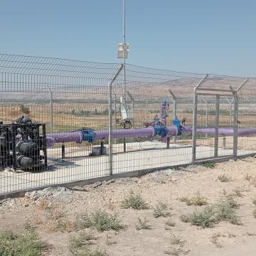 New pump near Ein Sacot