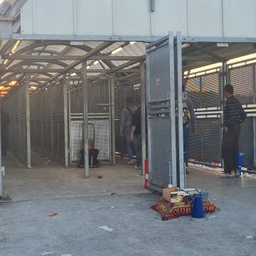 Barta'a checkpoint: The shed has been emptied