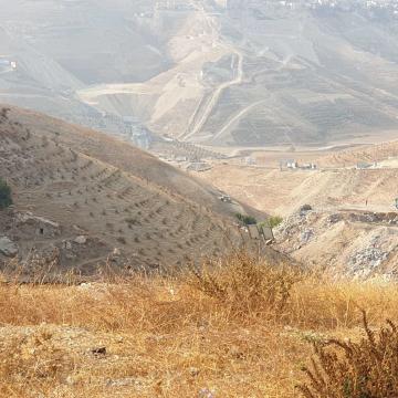 ואדי נאר - הכביש היחיד לפלסטינים בין ראמאללה לבית לחם