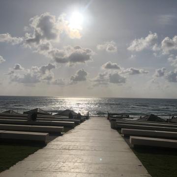 יפו. חוף הים בעג'מי 