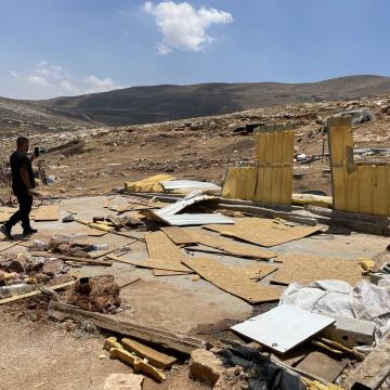 The rubble at En Samiya