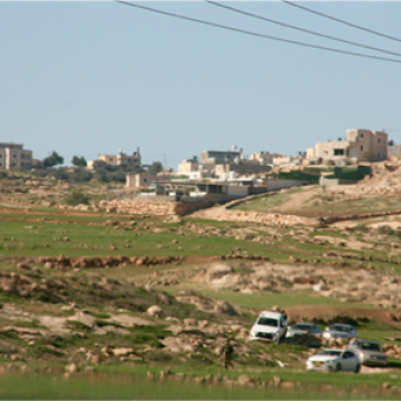 Susiya: the results of the tractor's work. Changing the landscape face 
