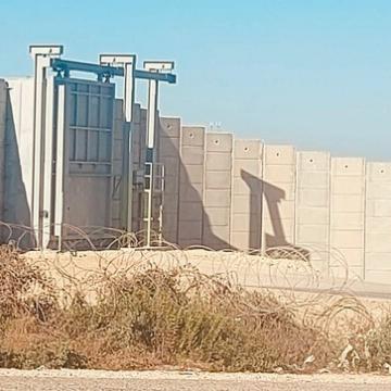 חומת ההפרדה במחסום עאנין לא מונעת מעבר